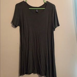 Dark green dress